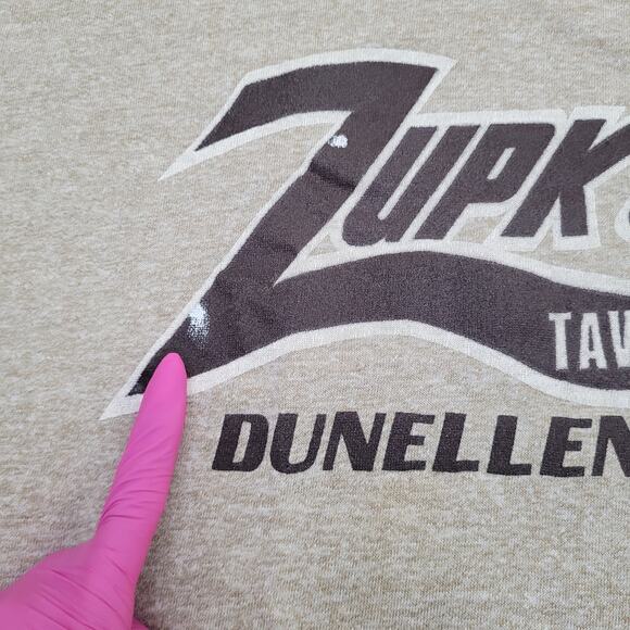 Vintage Zupkos Tavern Ringer Shirt Womens Large 19x25 New-Jersey - Picture 5 of 14